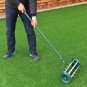 Goplus Rolling Lawn Aerator, 18-Inch Garden Yard Rotary Push Tine Heavy Duty Spi