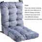 Rocking Chair Cushions Set, Rocking Chair Pads with Ties Soft Thicken Seat Pads