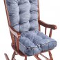 Rocking Chair Cushions Set, Rocking Chair Pads with Ties Soft Thicken Seat Pads