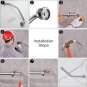 Dedebrly Shower Grab Bar Home Care 18.5-Inch 135&Acirc;&deg; Angled Grab Bar Wall-Mounted B