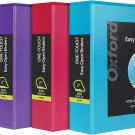 Oxford 3 Ring Binders, 2 Inch One-Touch Easy Open D Rings, View Binder Covers, D