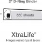 Oxford 3 Ring Binders, 2 Inch One-Touch Easy Open D Rings, View Binder Covers, D