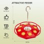 Hummingbird Feeders for Outdoors Hanging, Humming Birds Feeders Outside,Plastic
