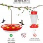 Hummingbird Feeders for Outdoors Hanging, Humming Birds Feeders Outside,Plastic