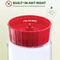 Hummingbird Feeder 30 Oz [Set of 2] Plastic Hummingbird Feeders for Outdoors - w