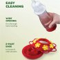 Hummingbird Feeder 30 Oz [Set of 2] Plastic Hummingbird Feeders for Outdoors - w