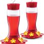 Hummingbird Feeder 30 Oz [Set of 2] Plastic Hummingbird Feeders for Outdoors - w