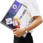 4Pack 2 Inch round 3 Ring Binder View Binders with 2 Pockets,Holds 450 Sheets As