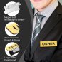 10 Pcs Magnetic Usher Name Tag for Church Acrylic Usher Badge Name Tag with Magn