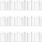 White Wood Border Trim - Bulletin Borders Stickers, 50 Ft Back-To-School Decorat
