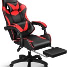 Gaming Chair, Backrest and Seat Height Adjustable Swivel Recliner Racing Office