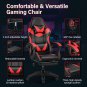 Gaming Chair, Backrest and Seat Height Adjustable Swivel Recliner Racing Office