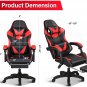 Gaming Chair, Backrest and Seat Height Adjustable Swivel Recliner Racing Office