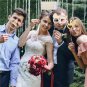 60Pcs Fully Assembled Wedding Photo Booth Props - Prop Stand - Gold Signs - Eleg