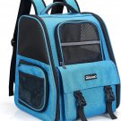 Pet Backpack Carrier, TSA Airline Approved Foldable Waterproof Cat Pet Backpack
