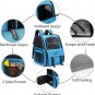 Pet Backpack Carrier, TSA Airline Approved Foldable Waterproof Cat Pet Backpack