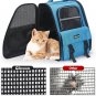 Pet Backpack Carrier, TSA Airline Approved Foldable Waterproof Cat Pet Backpack