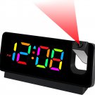 Gevaabu Projection Alarm Clock Digital Wall Clock, Digital Clocks for Bedrooms A