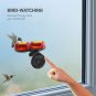 Handheld Small Glass Hummingbird Feeders (Set of 2) with Window Suction Mount Ba