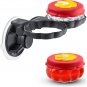Handheld Small Glass Hummingbird Feeders (Set of 2) with Window Suction Mount Ba