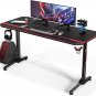 Gaming Desk 55 Inch,Pc Gaming Table,Racing Style Computer Desk with Free Full Mo