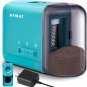 Electric Pencil Sharpener - Portable Fast Pencil Sharpener for Kids - Dual Power