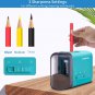 Electric Pencil Sharpener - Portable Fast Pencil Sharpener for Kids - Dual Power