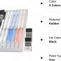 6 PCS Pastel Mechanical Pencil 0.5 & 0.7 Mm with Case for School, with 12 Tubes