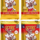 2021 Score NFL Football Collection of FOUR (4) Factory Sealed Packs with 48 Card