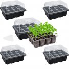 5-Pack Seed Starter Tray Seedling Kits,Plant Starter Kit with Adjustable Humidit