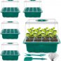 5 Packs Seed Starter Tray Kit Seed Starter Trays with Humidity Dome Plant Germin