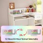 Projection Alarm Clock, 180° Projector Alarm Clock on Ceiling, 7.4â Large Mirror