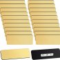 100 Pieces Name Tags with Pins 1 X 3 Inches Blank Name Badge with Pins Name ID B