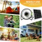 Solar Panel Fan Kit,12W Solar Powered Fan,6 Inch Mini Ventilator for Chicken Coo