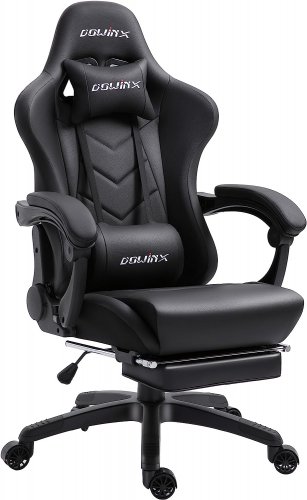 Gaming Chair Ergonomic Office Recliner for Computer with Massage Lumbar Support,