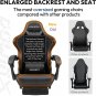 Gaming Chair Ergonomic Office Recliner for Computer with Massage Lumbar Support,