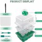 YKUNIR Seed Starter Tray-5 Packs 60 Cells Thicken Seed Starter Kit for Beginner