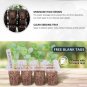 YKUNIR Seed Starter Tray-5 Packs 60 Cells Thicken Seed Starter Kit for Beginner