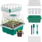 YKUNIR Seed Starter Tray-5 Packs 60 Cells Thicken Seed Starter Kit for Beginner