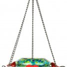 GHF7 Hand Blown Illuminated Top Fill Hummingbird Feeder