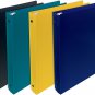 Better Office Products, 3 Ring Poly Binder with Pocket, 1 Inch, Letter Size, 4 P