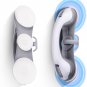 2Packs Grab Bars for Bathtubs and Showers, 3Suckers Super Suction Shower Handle,