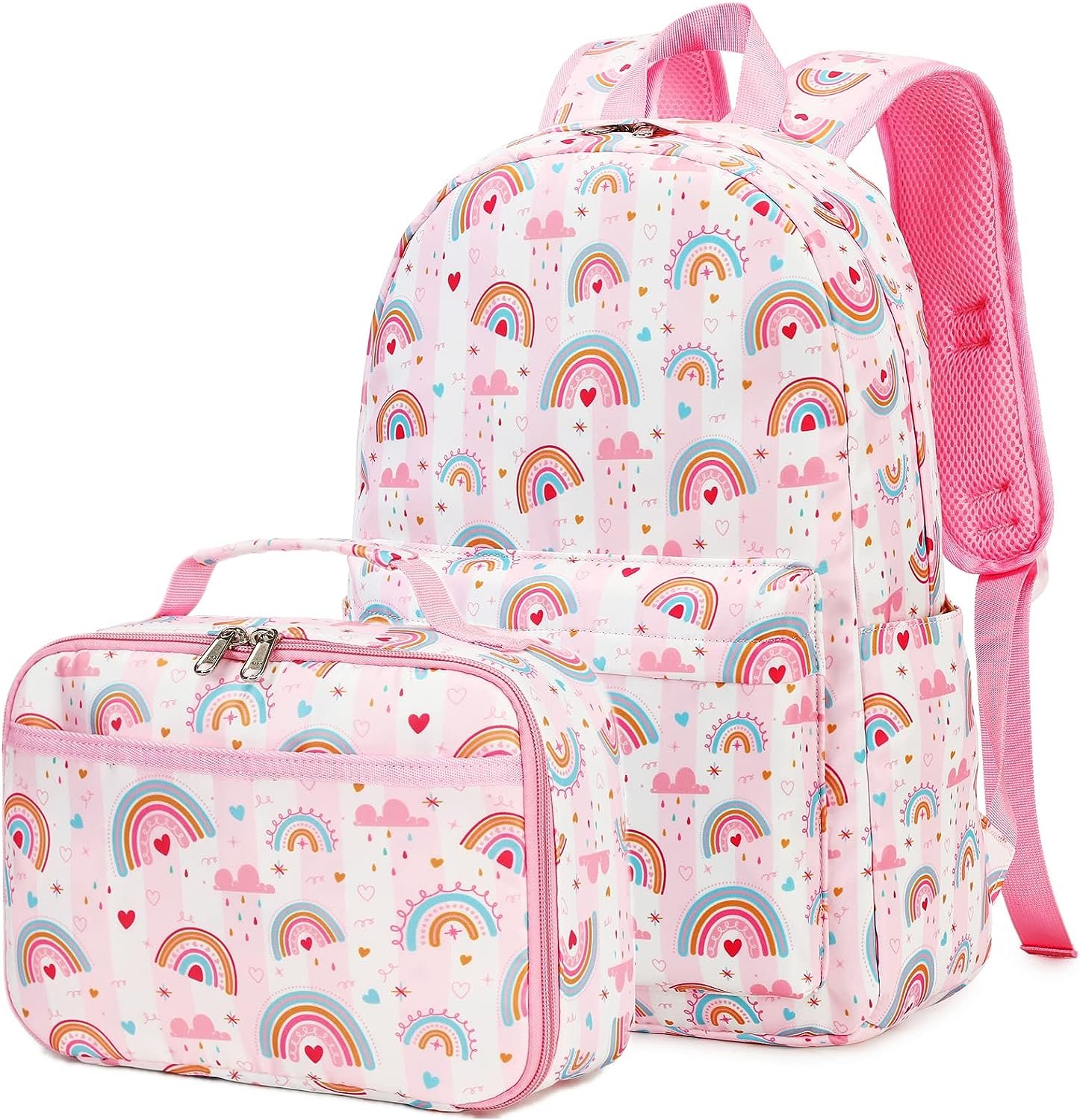 Backpack for Girls Kids Preschool Backpack with Lunch Box Kindergarten