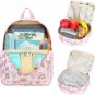 Backpack for Girls Kids Preschool Backpack with Lunch Box Kindergarten Bookbag T