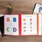 Durable Plastic Folders 3 Hole Punch, 6 Pack Assorted Colors, 2 Clear Pockets, U