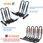 Kayak Roof Rack 2 Pairs J-Bar Carrier Holder for Canoe, SUV, Cars, Truck, Car To