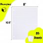 , Loose Leaf Paper Wide Ruled, 85 Sheets, 8" X 10.5", 3-Hole Punched, Loose Leaf