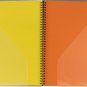 JAM PAPER Plastic Multi Pocket Folder - 12 Pocket Organizer - Smoke Grey - 10 1/