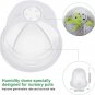 Plant Nursery Pots with Humidity Dome 4" Soft Transparent Plastic Gardening Pot