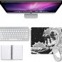 Black and White Sea Dragon Mouse Pad Small Mousepad Non-Slip Rubber Base Gaming